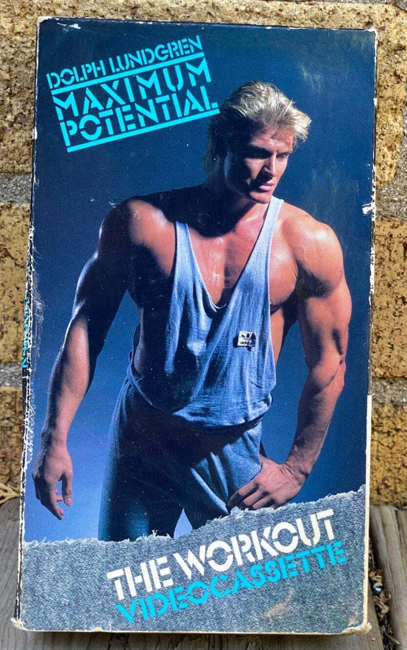 1986 VHS Dolph Lundgren Maximum Potential The Workout Videocassette